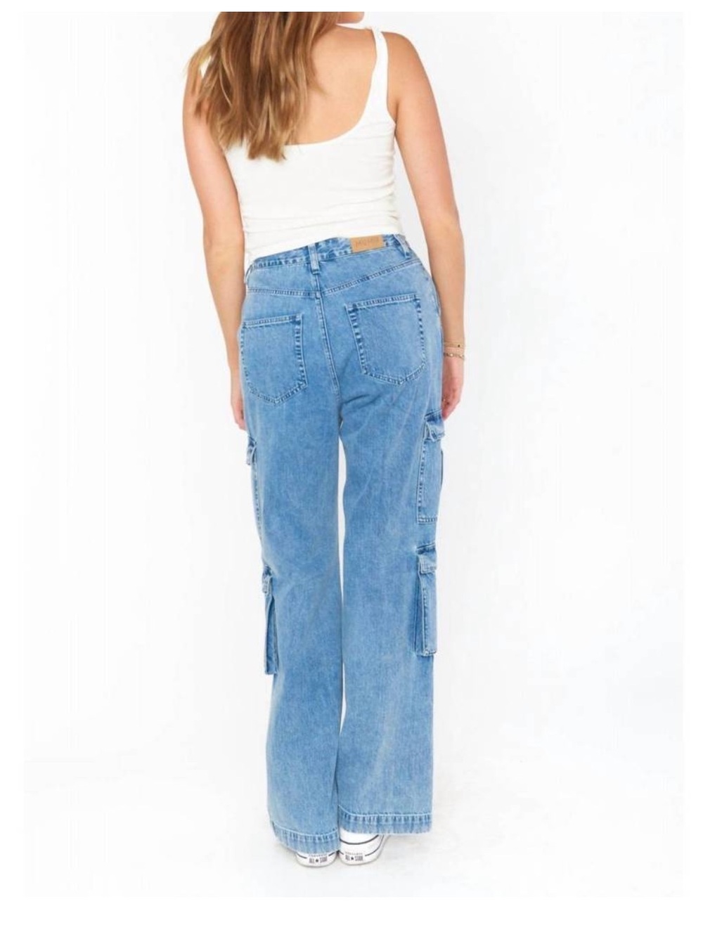 New Show Me Your MuMu The Cargo Jeans 28 wide leg - Picture 4 of 10